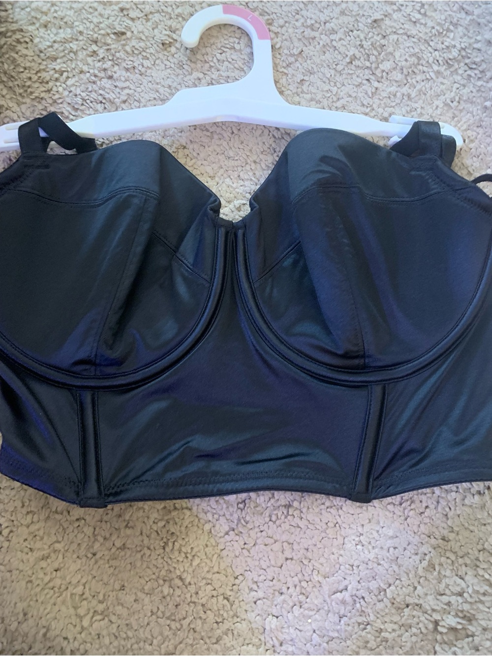Auden Black Longline Bustier Bra
